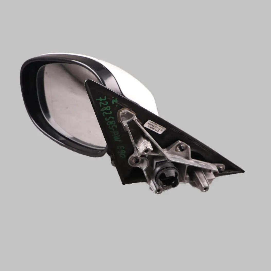  Wing Mirror BMW E90 E91 LCI M Sport Power Fold Left N/S 3 Pin Alpine White - 300 - SKU rhd-7282585-AW - Part number 7282585