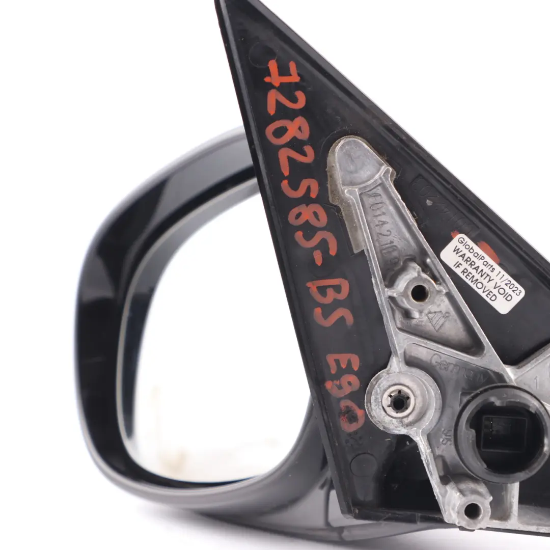 Wing Mirror BMW E90 E91 LCI M Sport Power Fold Left N/S 3 Pin Black Sapphire 475 to with Part number 7282585 Wing Mirror BMW E90 E91 LCI M Sport Power Fold Left N/S 3 Pin Black Sapphire 475 - SKU rhd-7282585-BS - Part number 7282585