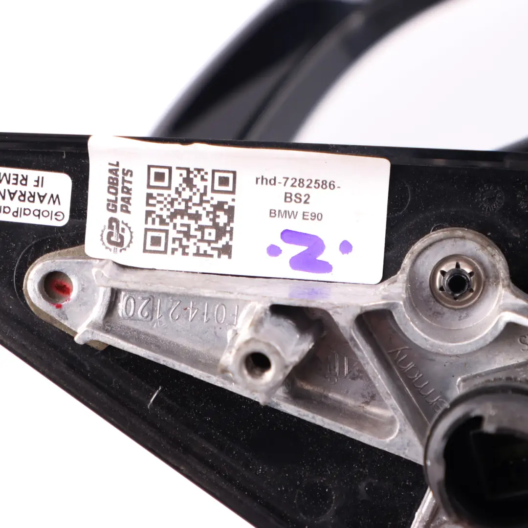 Wing Mirror BMW E90 E91 LCI M Sport Power Fold Right O/S 3 Pins Black Sapphire to with Part number 7282586 Wing Mirror BMW E90 E91 LCI M Sport Power Fold Right O/S 3 Pins Black Sapphire - SKU rhd-7282586-BS2 - Part number 7282586