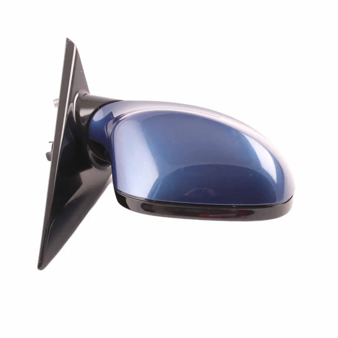  Wing Mirror BMW E90 E91 LCI M Sport Power Fold Right O/S Le Mans Blau Blue 381 - SKU rhd-7282586-LMB - Part number 7282586