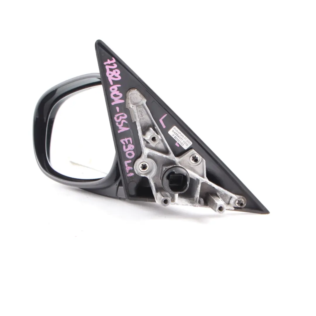 Wing Mirror High Gloss Auto Dip Left N/S Black Sapphire Metallic 475 to BMW E90 LCI with Part number 7282601 BMW E90 LCI Wing Mirror High Gloss Auto Dip Left N/S Black Sapphire Metallic 475 - SKU rhd-7282601-BS1 - Part number 7282601