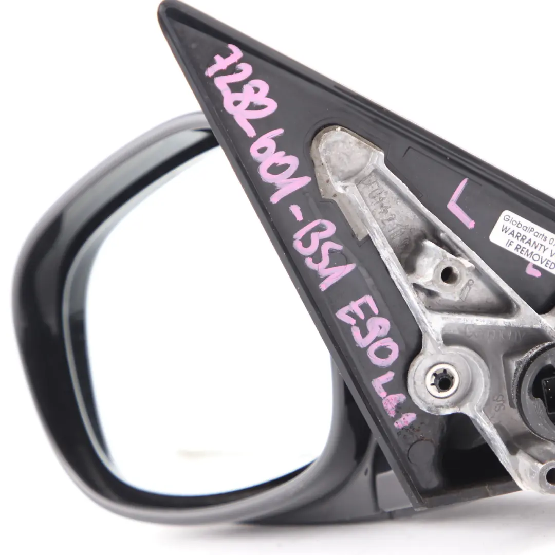 BMW E90 LCI Wing Mirror High Gloss Auto Dip Left N/S Black Sapphire Metallic 475 - SKU rhd-7282601-BS1 - Part number 7282601