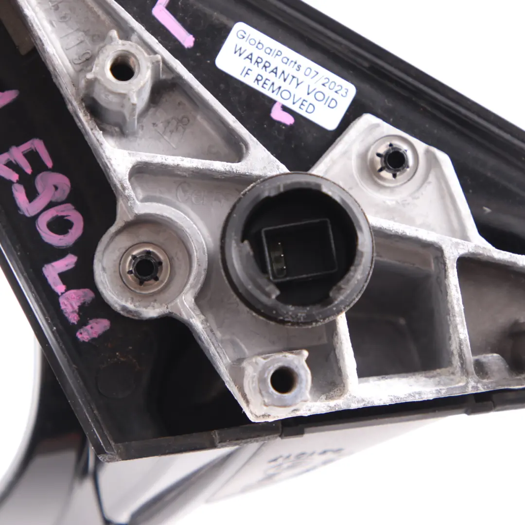 Wing Mirror High Gloss Auto Dip Left N/S Black Sapphire Metallic 475 to BMW E90 LCI with Part number 7282601 BMW E90 LCI Wing Mirror High Gloss Auto Dip Left N/S Black Sapphire Metallic 475 - SKU rhd-7282601-BS1 - Part number 7282601