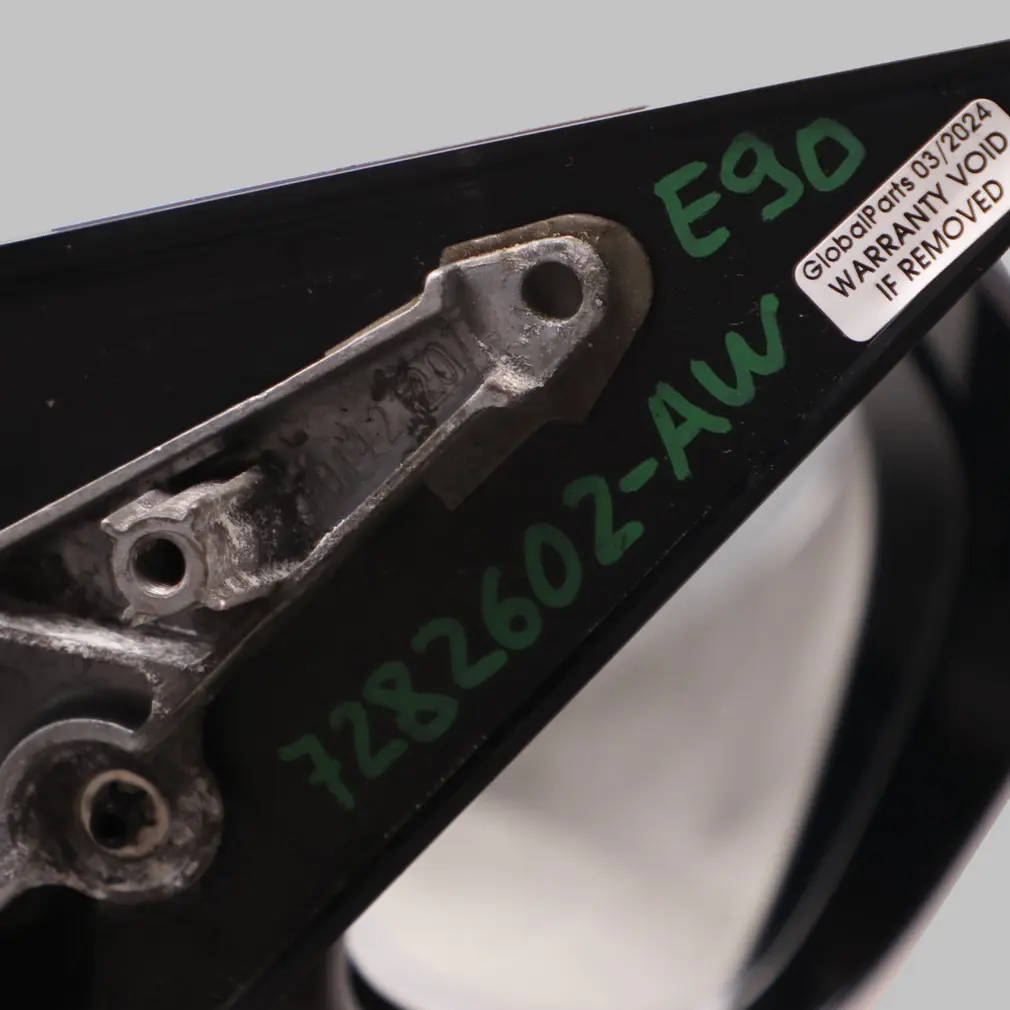 Wing Mirror BMW E90 LCI Right O/S High Gloss Heated Auto Dip Alpinweiss 3 300 to with Part number 7282602 Wing Mirror BMW E90 LCI Right O/S High Gloss Heated Auto Dip Alpinweiss 3 300 - SKU rhd-7282602-AW - Part number 7282602