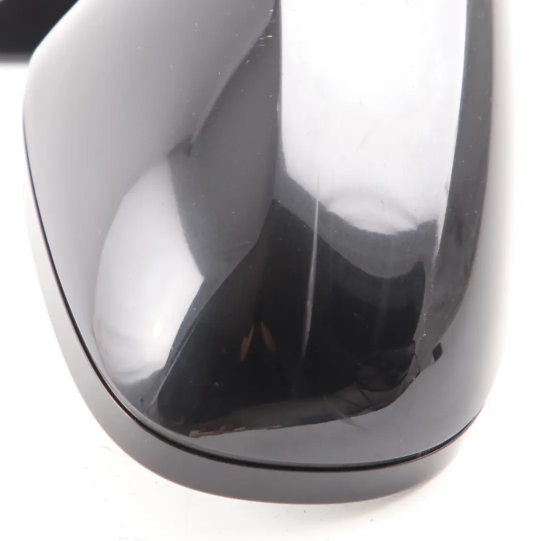 BMW E90 LCI High Gloss Auto Dip Right Wing Mirror O/S Black Sapphire - 475 - SKU rhd-7282602-BS - Part number 7282602
