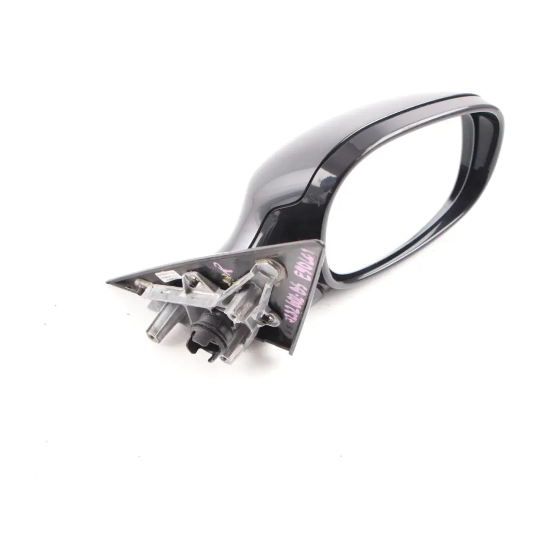BMW E90 LCI High Gloss Auto Dip Right Wing Mirror O/S Black Sapphire - 475 - SKU rhd-7282602-BS - Part number 7282602
