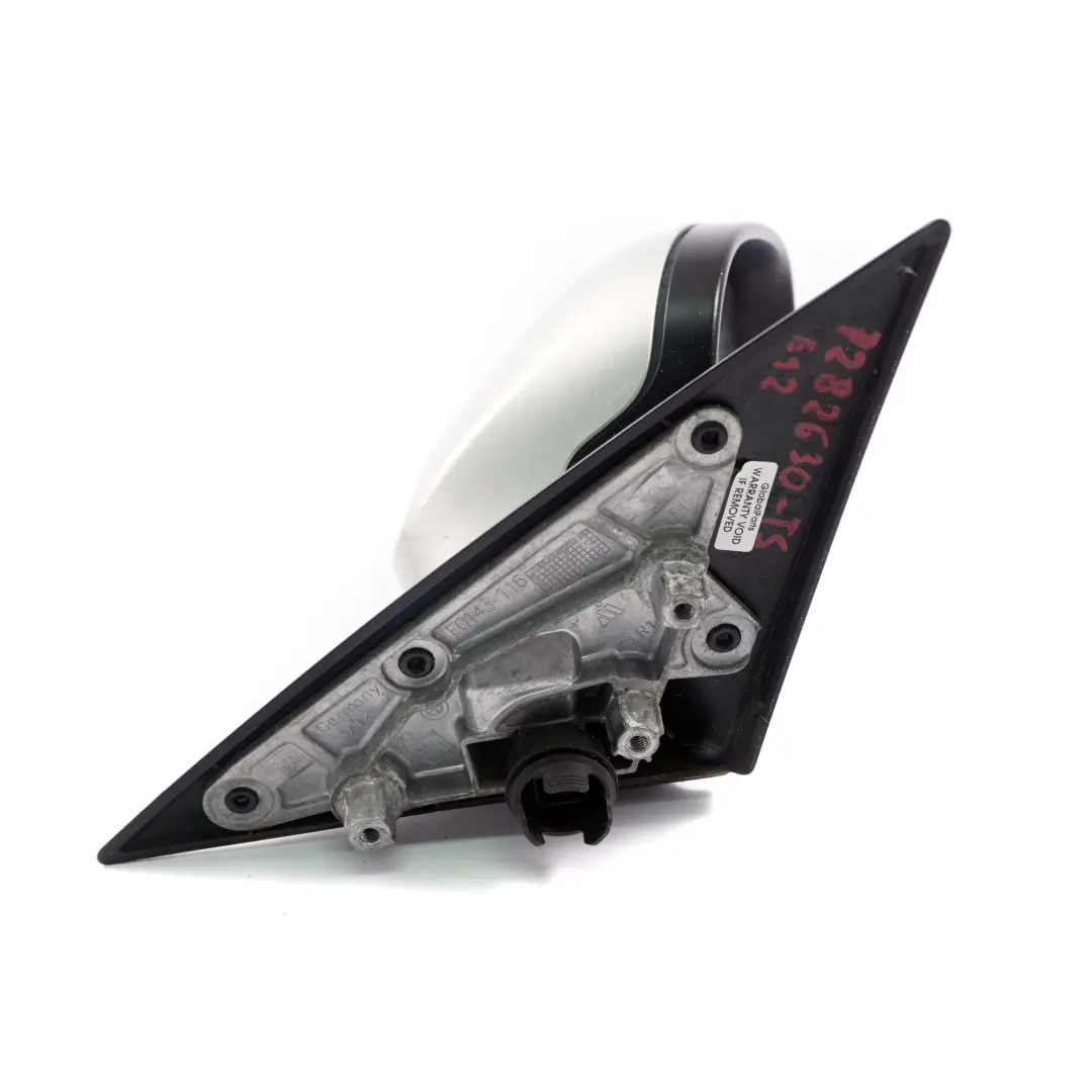 Fold Right Wing Mirror O/S Heated Memory Titansilber Silver to BMW 3 E92 E93 Power with Part number 7282630 BMW 3 E92 E93 Power Fold Right Wing Mirror O/S Heated Memory Titansilber Silver - SKU rhd-7282630-TS - Part number 7282630