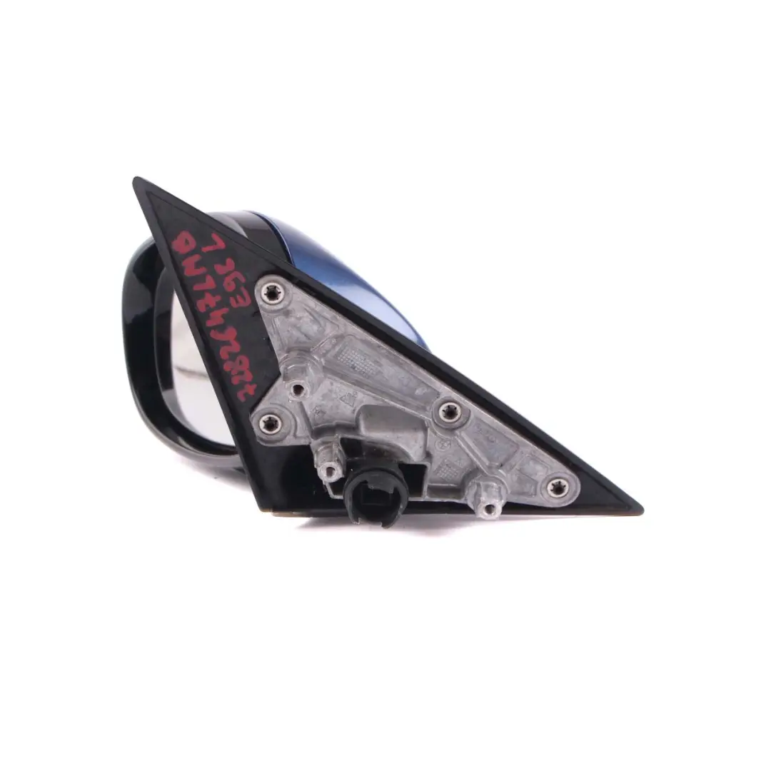 Wing Mirror BMW E92 E93 M Sport Left N/S Heated Memory Le Mans Blau Blue 381 to with Part number 7282647 Wing Mirror BMW E92 E93 M Sport Left N/S Heated Memory Le Mans Blau Blue 381 - SKU rhd-7282647-LMB - Part number 7282647