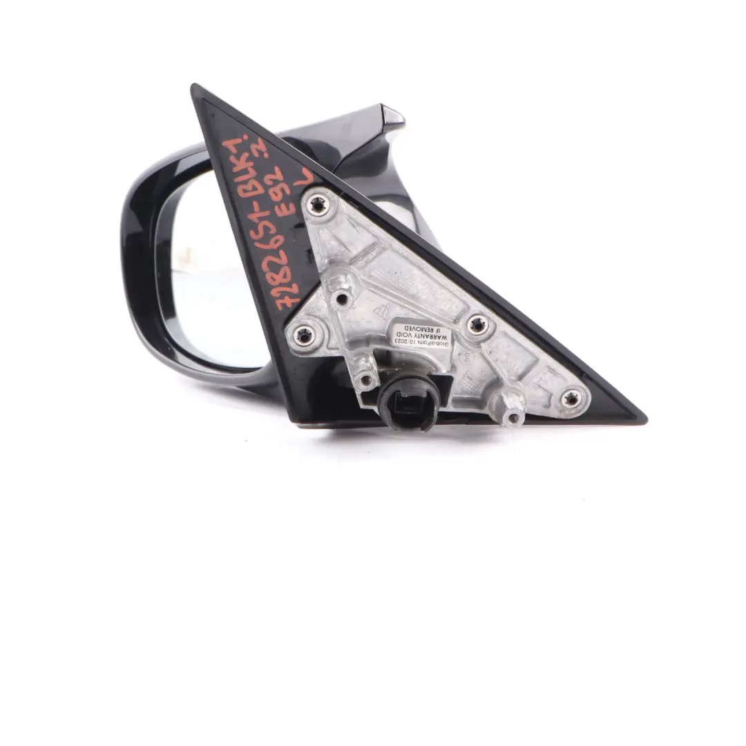 Wing Mirror BMW E92 E93 LCI Power Fold Heated High Gloss Door Left N/S Black to with Part number 7282651 Wing Mirror BMW E92 E93 LCI Power Fold Heated High Gloss Door Left N/S Black - SKU rhd-7282651-BLK1 - Part number 7282651