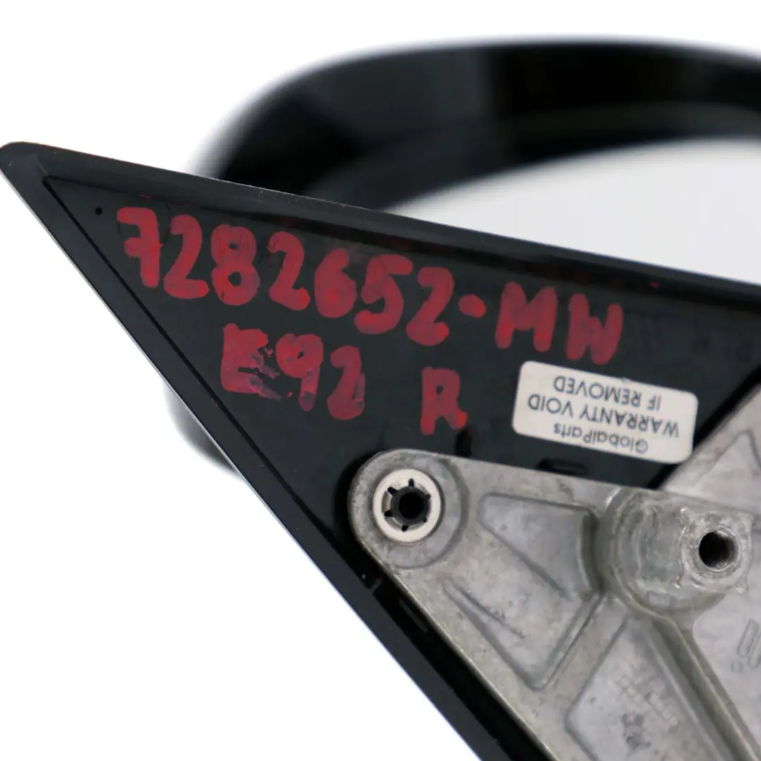 Fold High Gloss Right Wing Mirror O/S Mineral White A96 to BMW 3 E92 LCI Power with Part number 7282652 BMW 3 E92 LCI Power Fold High Gloss Right Wing Mirror O/S Mineral White A96 - SKU rhd-7282652-MW - Part number 7282652