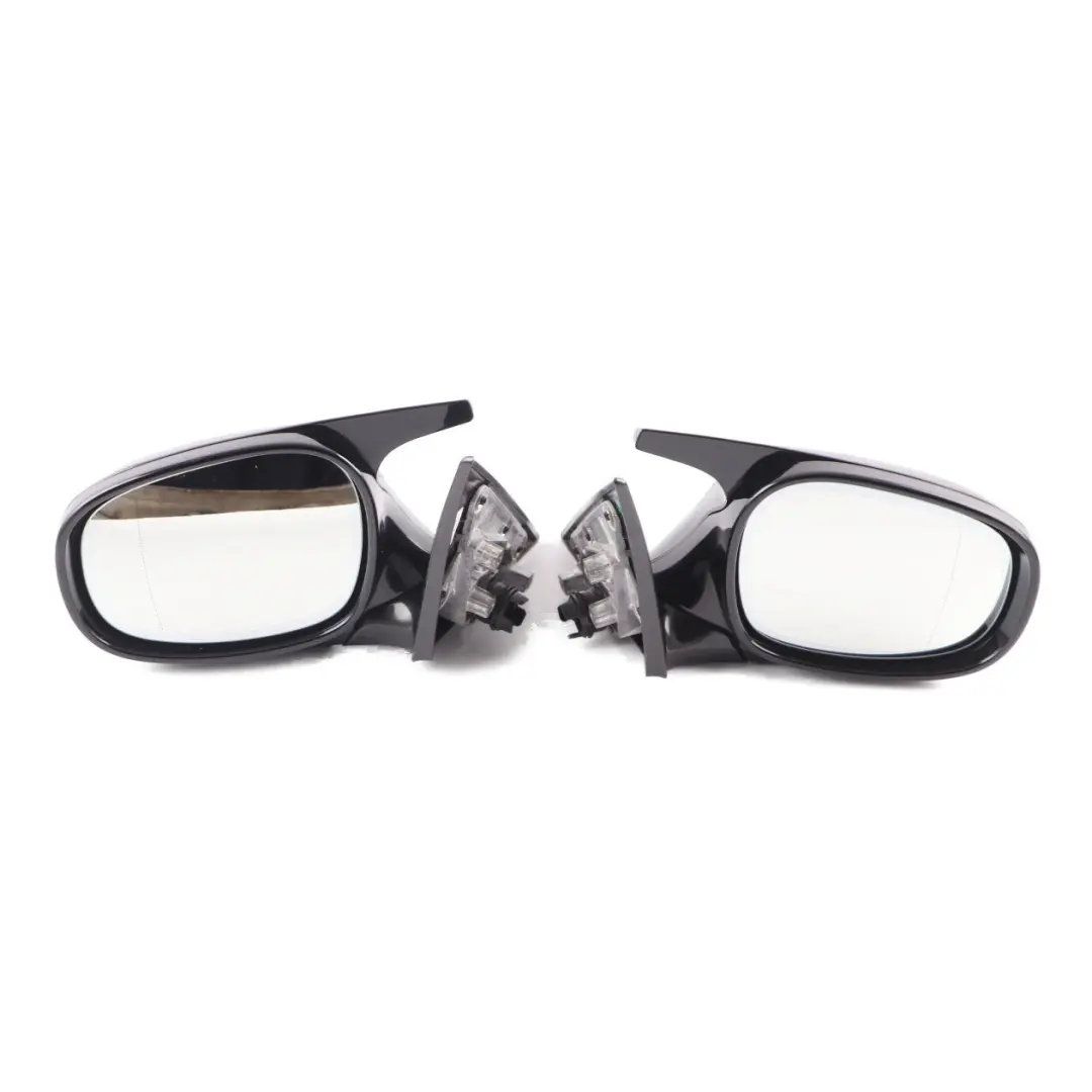  Wing Mirror BMW E92 E93 LCI Heated High Gloss Door Left Right N/O/S Black Set - SKU rhd-7282655-BLK1 - Part number 7282655
