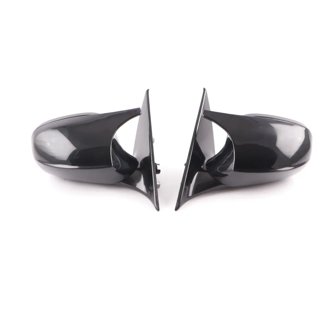  Wing Mirror BMW E92 E93 LCI Heated High Gloss Door Left Right N/O/S Black Set - SKU rhd-7282655-BLK1 - Part number 7282655