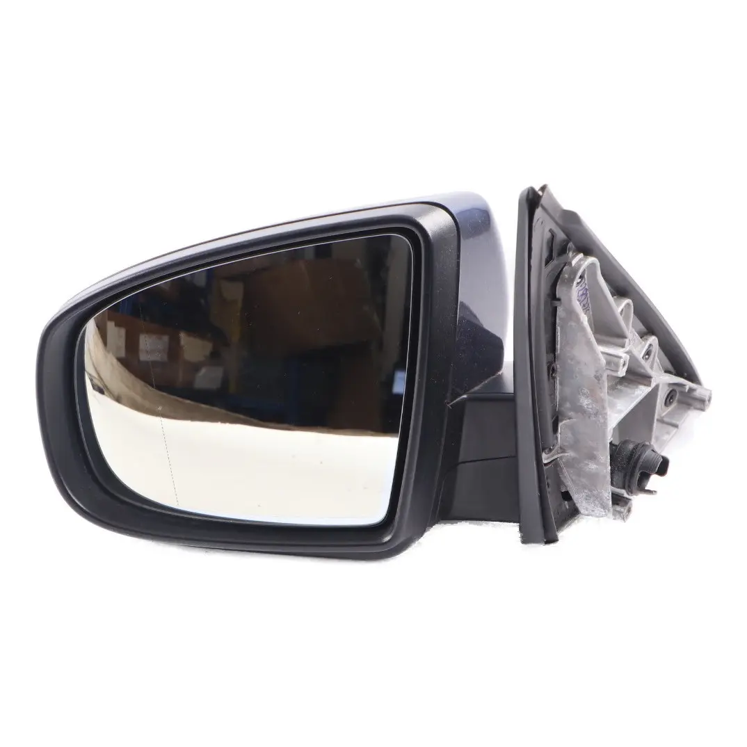 BMW X5 E70 Wing Mirror Auto Dip Heated Door Left N/S 3 Pins Deep Sea Blue - A76 - SKU rhd-7282723-DSB - Part number 7282723