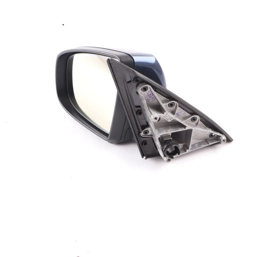 Wing Mirror Auto Dip Heated Door Left N/S 3 Pins Deep Sea Blue - A76 to BMW X5 E70 with Part number 7282723 BMW X5 E70 Wing Mirror Auto Dip Heated Door Left N/S 3 Pins Deep Sea Blue - A76 - SKU rhd-7282723-DSB - Part number 7282723