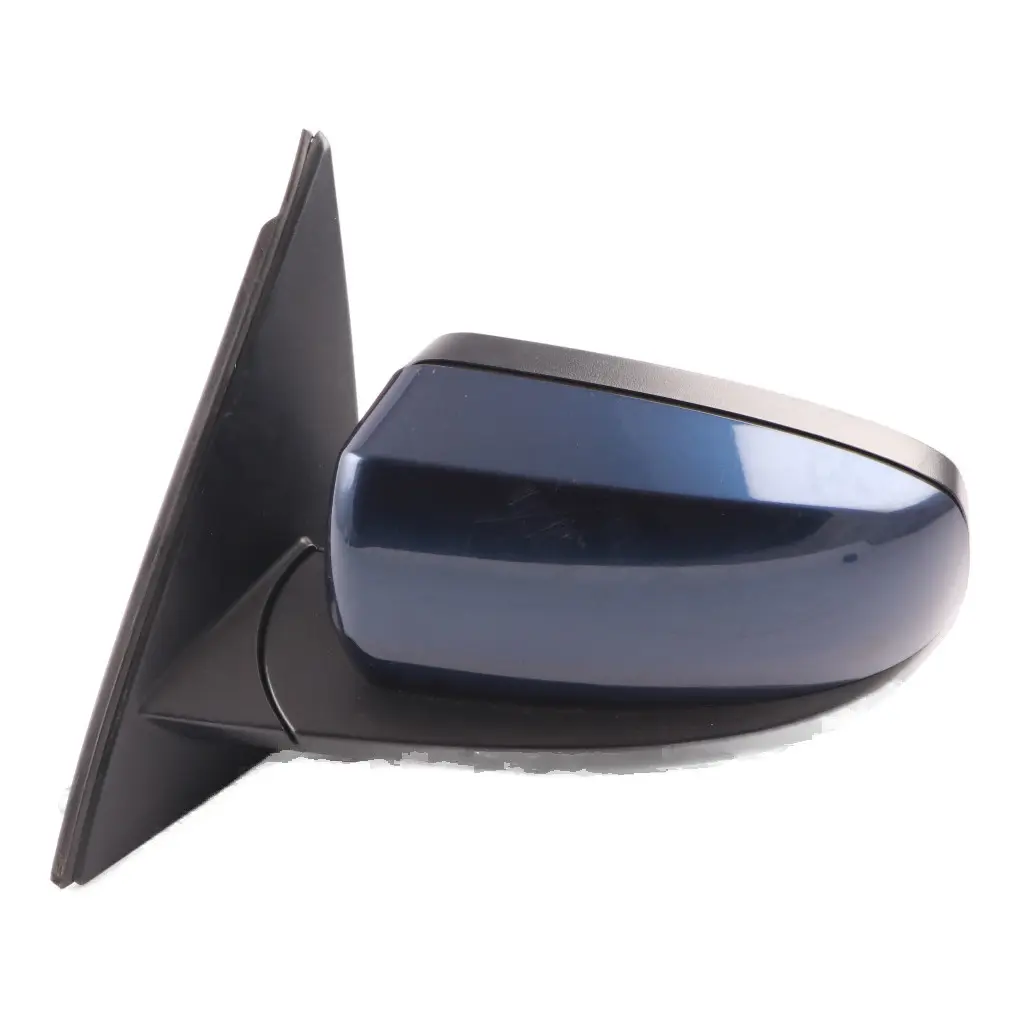 Wing Mirror Auto Dip Heated Door Left N/S 3 Pins Deep Sea Blue - A76 to BMW X5 E70 with Part number 7282723 BMW X5 E70 Wing Mirror Auto Dip Heated Door Left N/S 3 Pins Deep Sea Blue - A76 - SKU rhd-7282723-DSB - Part number 7282723