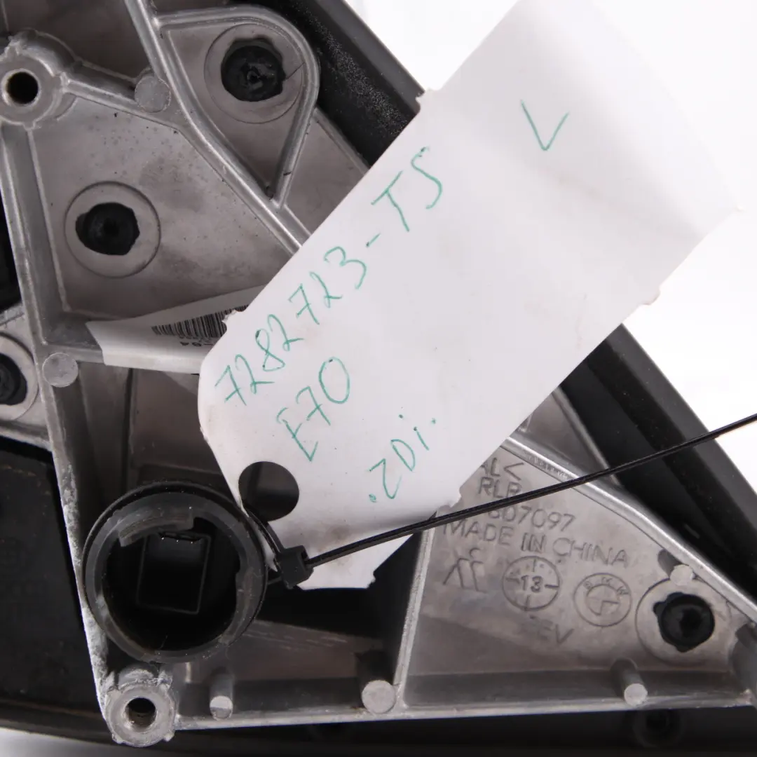  Wing Mirror BMW X5 E70 Auto Dip Heated Left Door N/S Titan Silver Metallic - 354 - SKU rhd-7282723-TS - Part number 7282723