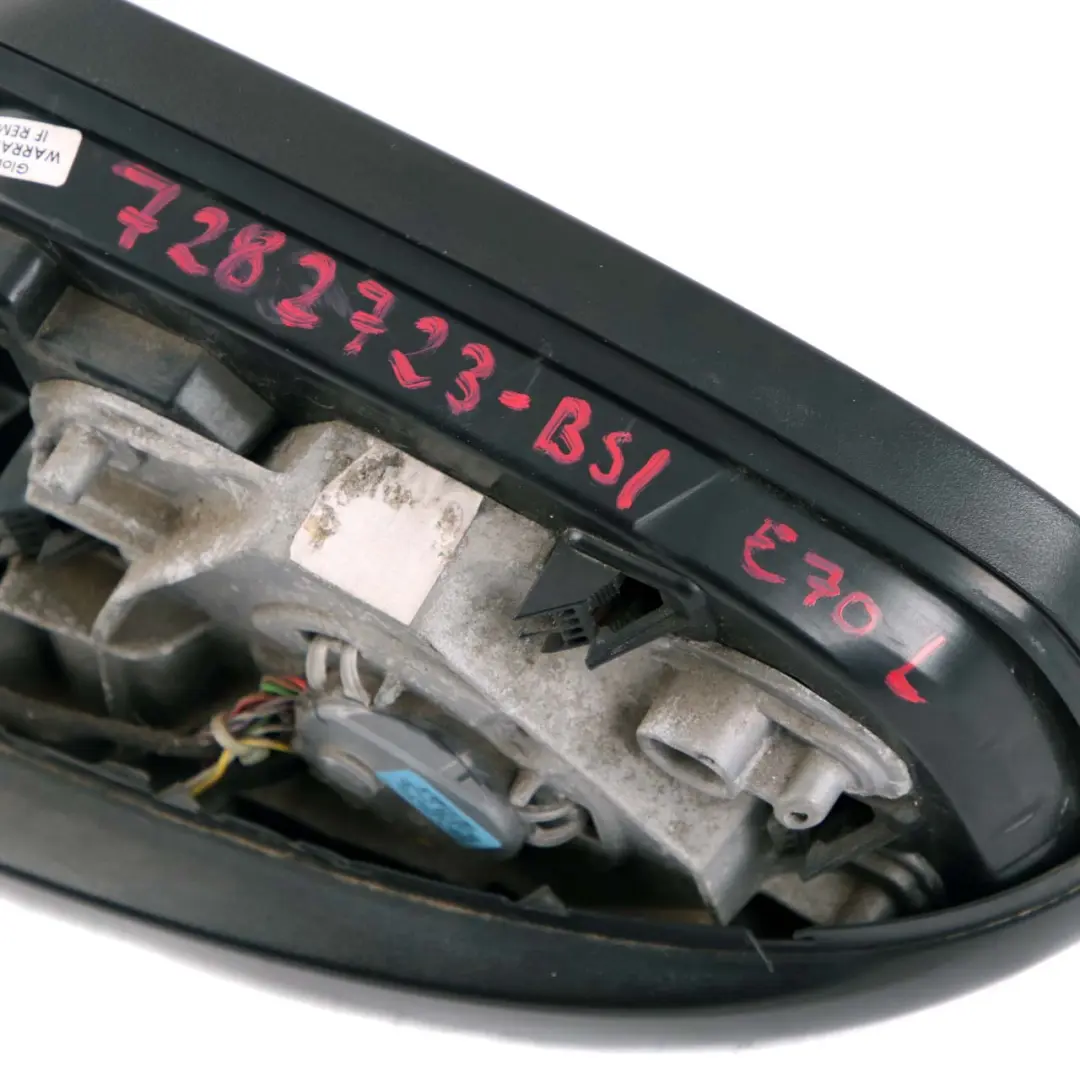 Wing Mirror Door BMW X5 E70 Auto Dip Power Fold Heated Left N/S Without Cover to with Part number 7282723 Wing Mirror Door BMW X5 E70 Auto Dip Power Fold Heated Left N/S Without Cover - SKU rhd-7282723 - Part number 7282723