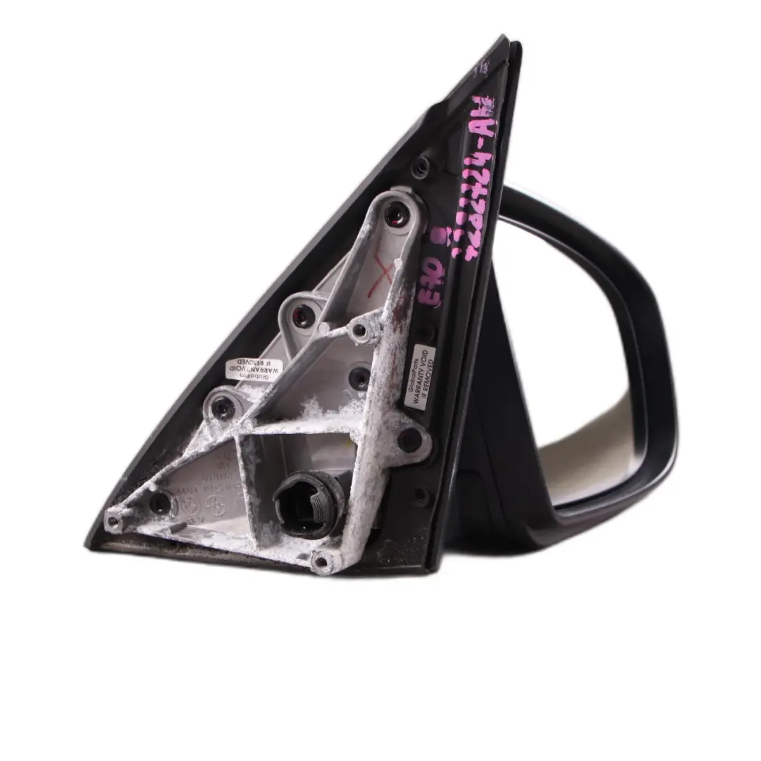 Door Wing Mirror BMW X5 E70 Auto Dip Power Fold Right Alpinweiss Alpine White to with Part number 7282724 Door Wing Mirror BMW X5 E70 Auto Dip Power Fold Right Alpinweiss Alpine White - SKU rhd-7282724-AW - Part number 7282724