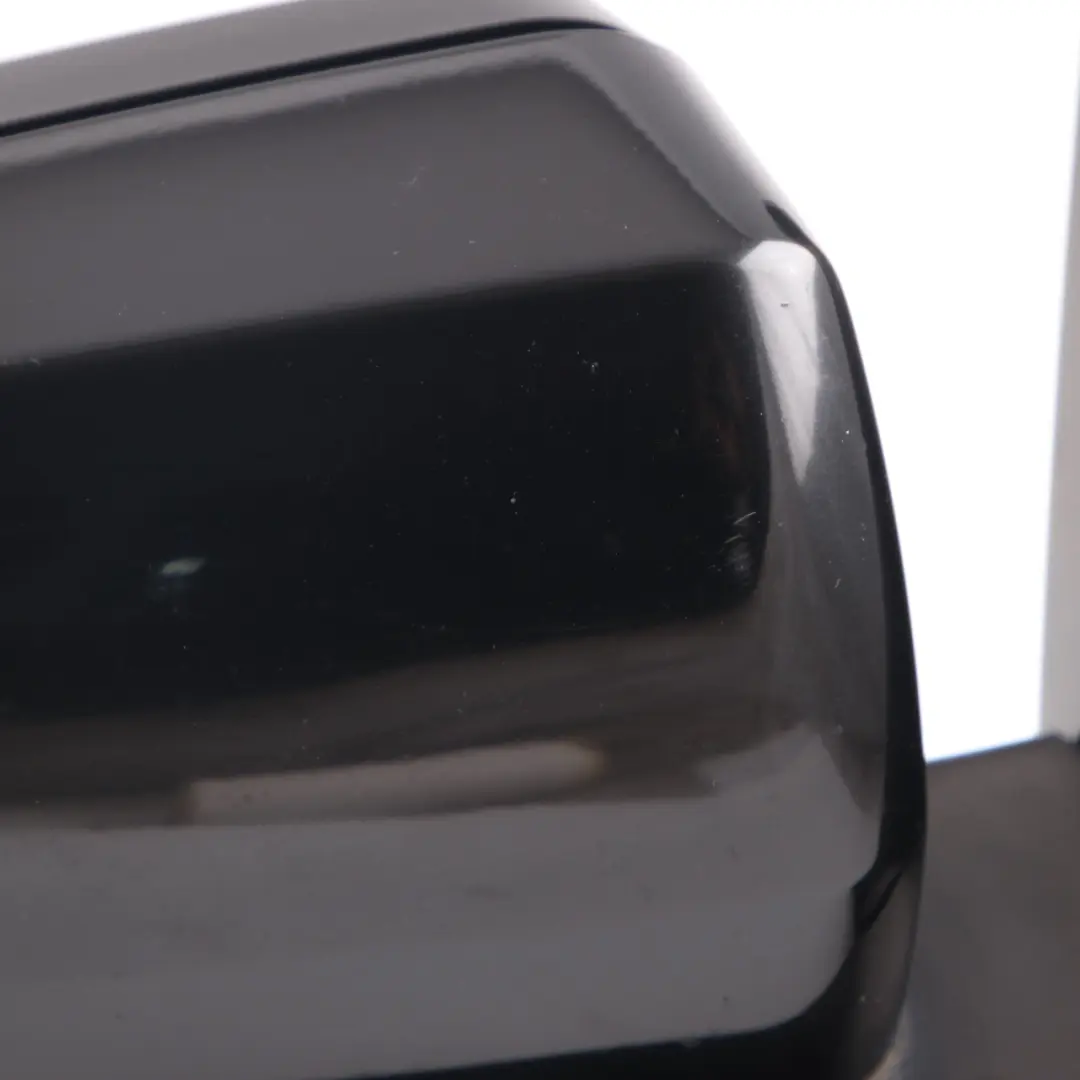 BMW X5 Series E70 Auto Dip Power Fold Right Wing Mirror O/S Black Sapphire 475 - SKU rhd-7282724-BS - Part number 7282724