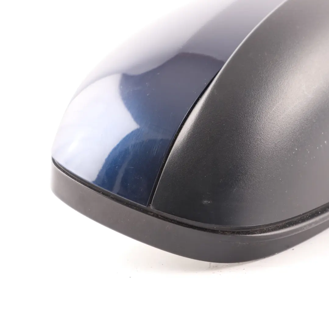 Wing Mirror Auto Dip Heated Door Right O/S 3 Pins Deep Sea Blue A76 to BMW X5 E70 with Part number 7282724 BMW X5 E70 Wing Mirror Auto Dip Heated Door Right O/S 3 Pins Deep Sea Blue A76 - SKU rhd-7282724-DSB - Part number 7282724