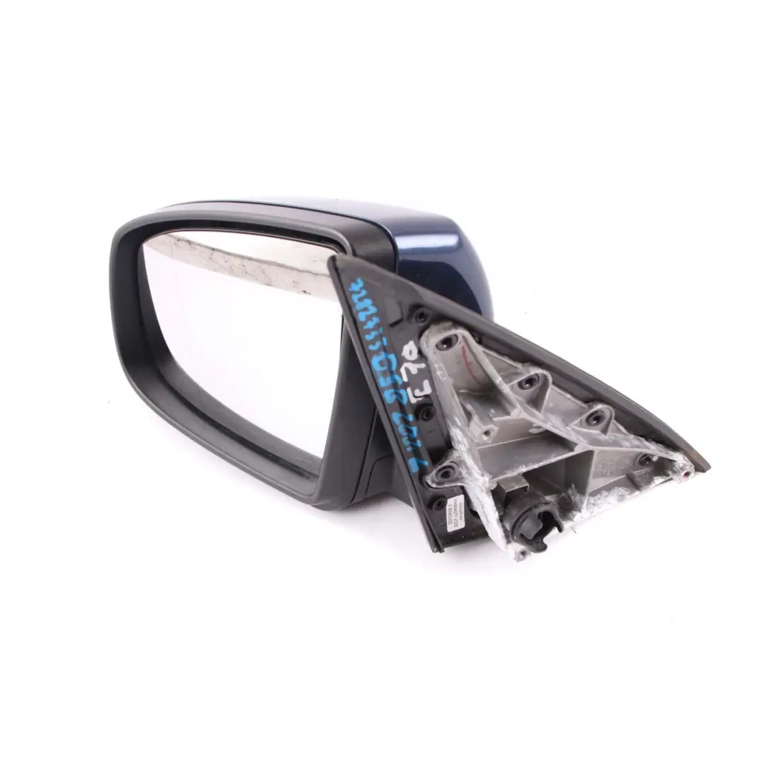 Wing Mirror Door BMW X5 E70 Outside Left Memory N/S Tiefseeblau Deep Sea Blue to with Part number 7282733 Wing Mirror Door BMW X5 E70 Outside Left Memory N/S Tiefseeblau Deep Sea Blue - SKU rhd-7282733-DSB - Part number 7282733
