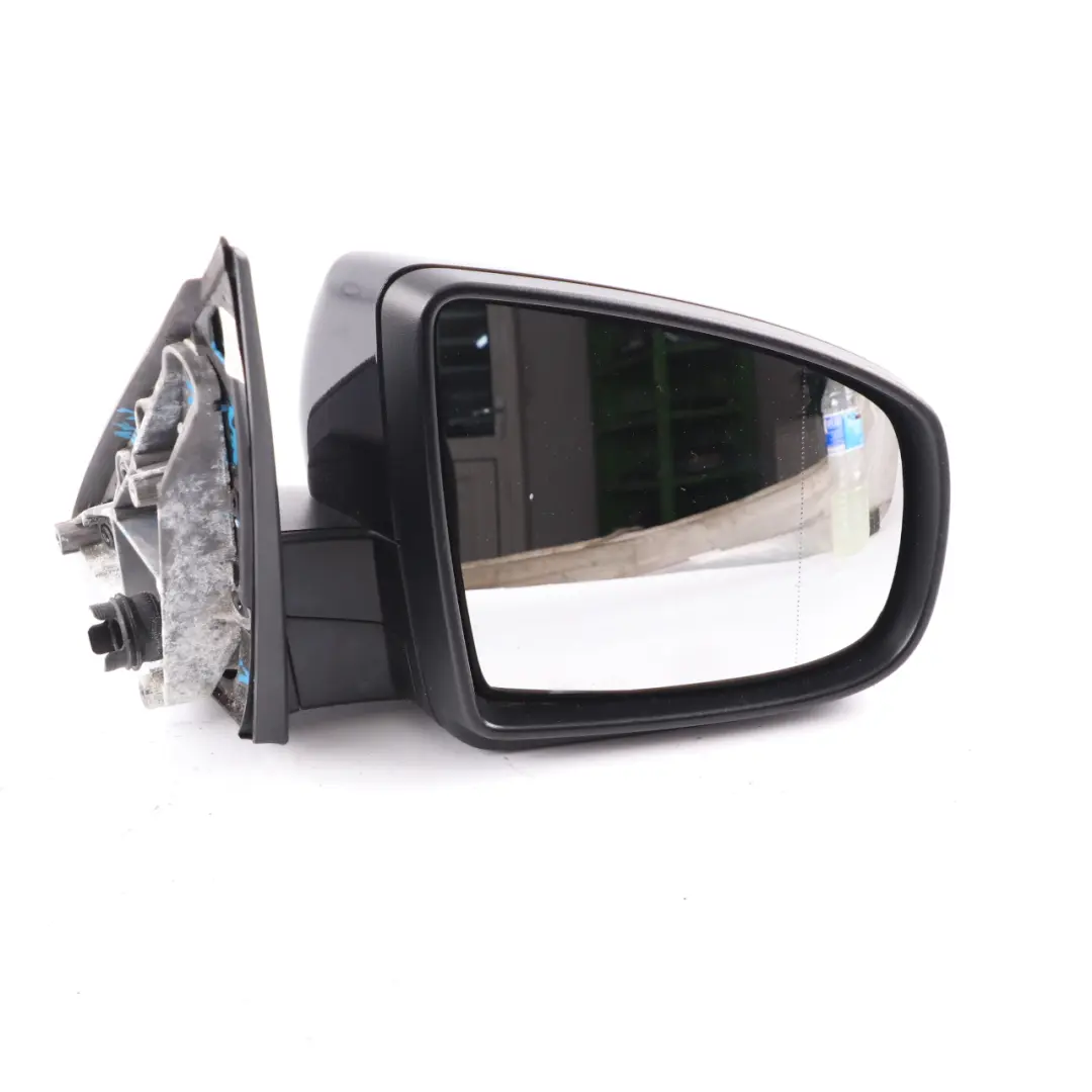 BMW X5 E70 Wing Mirror Right O/S Memory Heated Outside Carbonschwarz Black 416 - SKU rhd-7282734-CAR1 - Part number 7282734