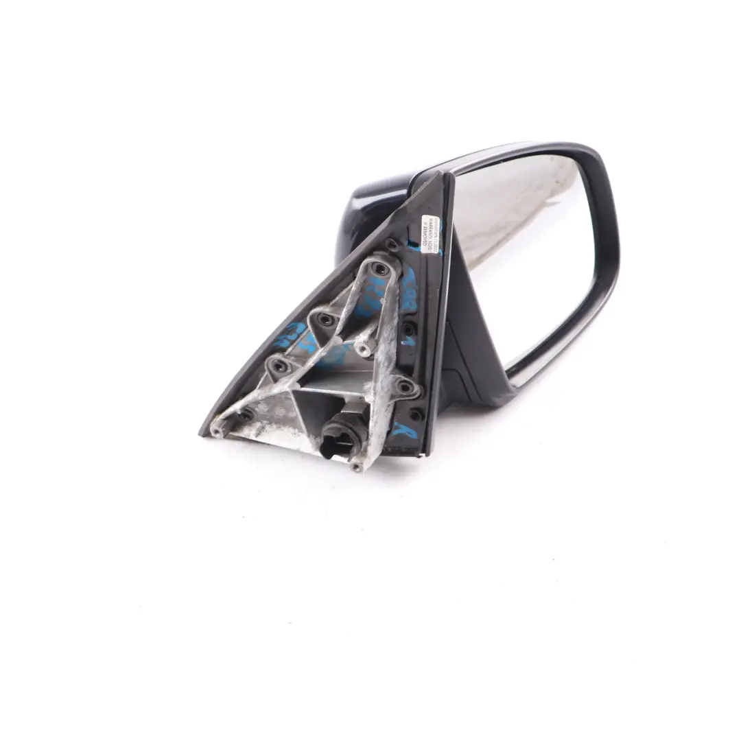 BMW X5 E70 Wing Mirror Right O/S Memory Heated Outside Carbonschwarz Black 416 - SKU rhd-7282734-CAR1 - Part number 7282734
