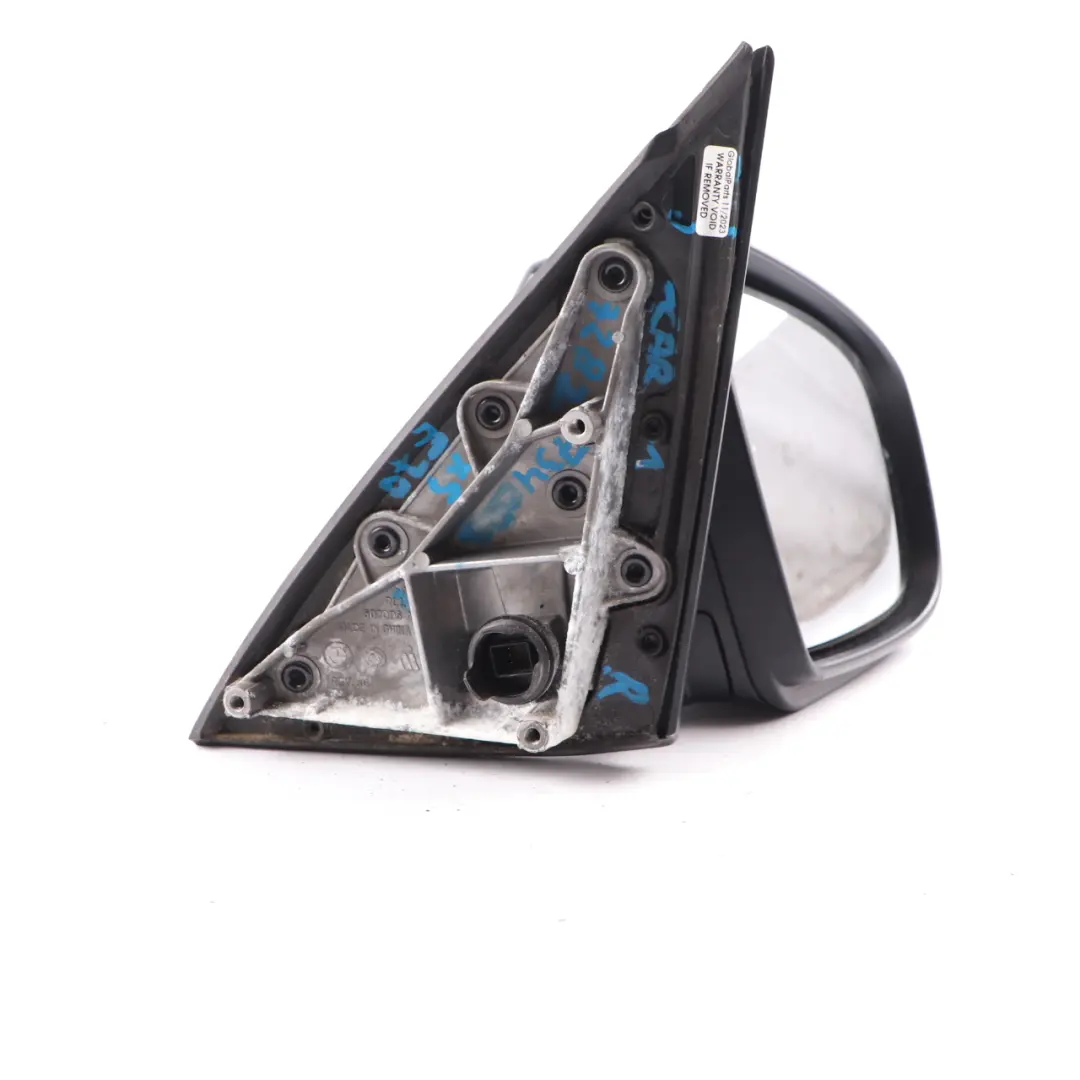 BMW X5 E70 Wing Mirror Right O/S Memory Heated Outside Carbonschwarz Black 416 - SKU rhd-7282734-CAR1 - Part number 7282734