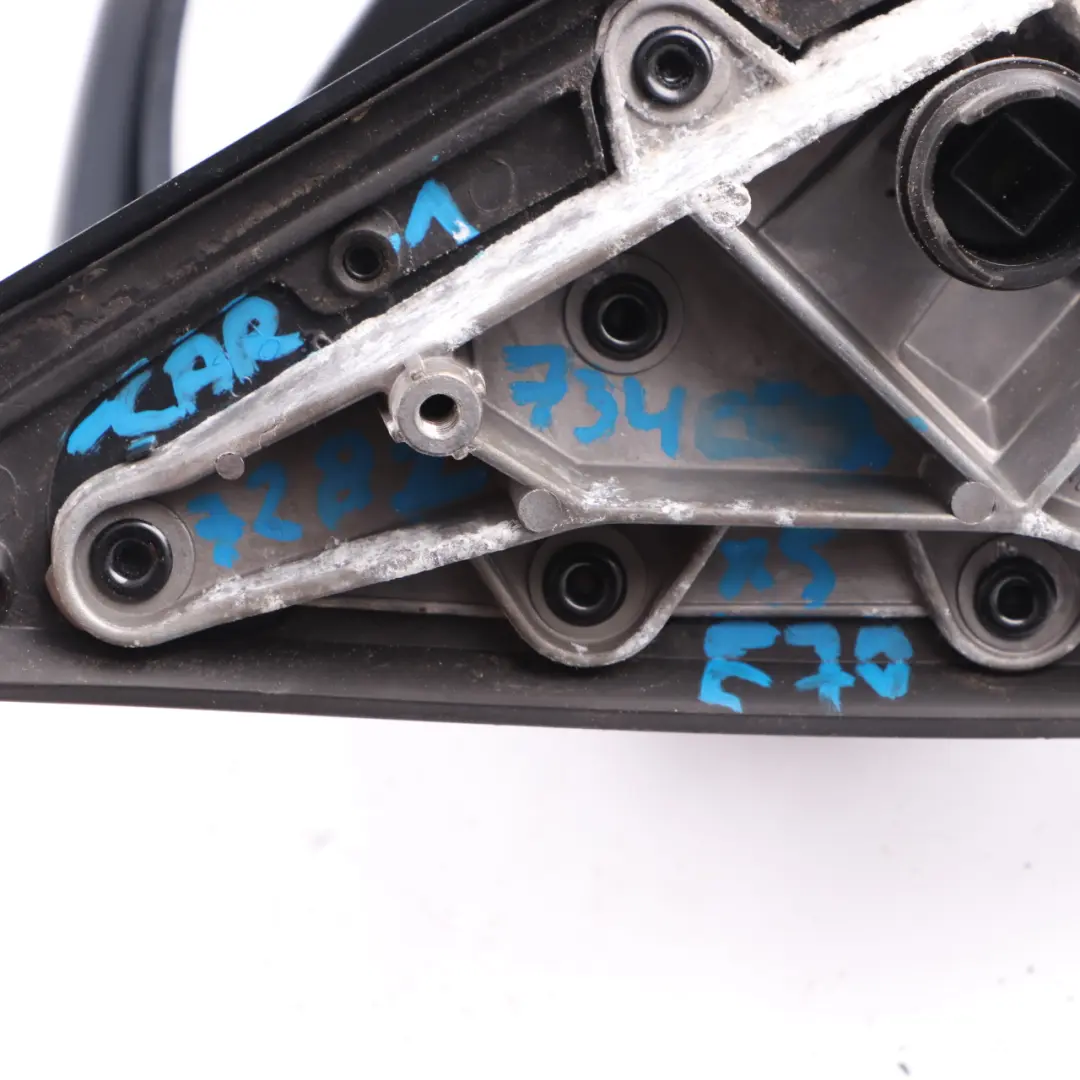 Wing Mirror Right O/S Memory Heated Outside Carbonschwarz Black 416 to BMW X5 E70 with Part number 7282734 BMW X5 E70 Wing Mirror Right O/S Memory Heated Outside Carbonschwarz Black 416 - SKU rhd-7282734-CAR1 - Part number 7282734