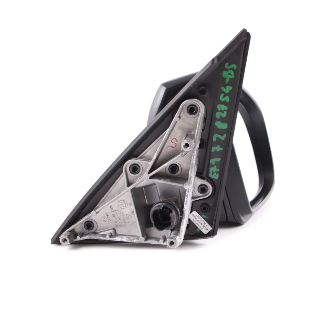 Wing Mirror Heated Outside Right Door O/S Black Sapphire Metallic 475 to BMW X6 E71 with Part number 7282754 BMW X6 E71 Wing Mirror Heated Outside Right Door O/S Black Sapphire Metallic 475 - SKU rhd-7282754-BS - Part number 7282754