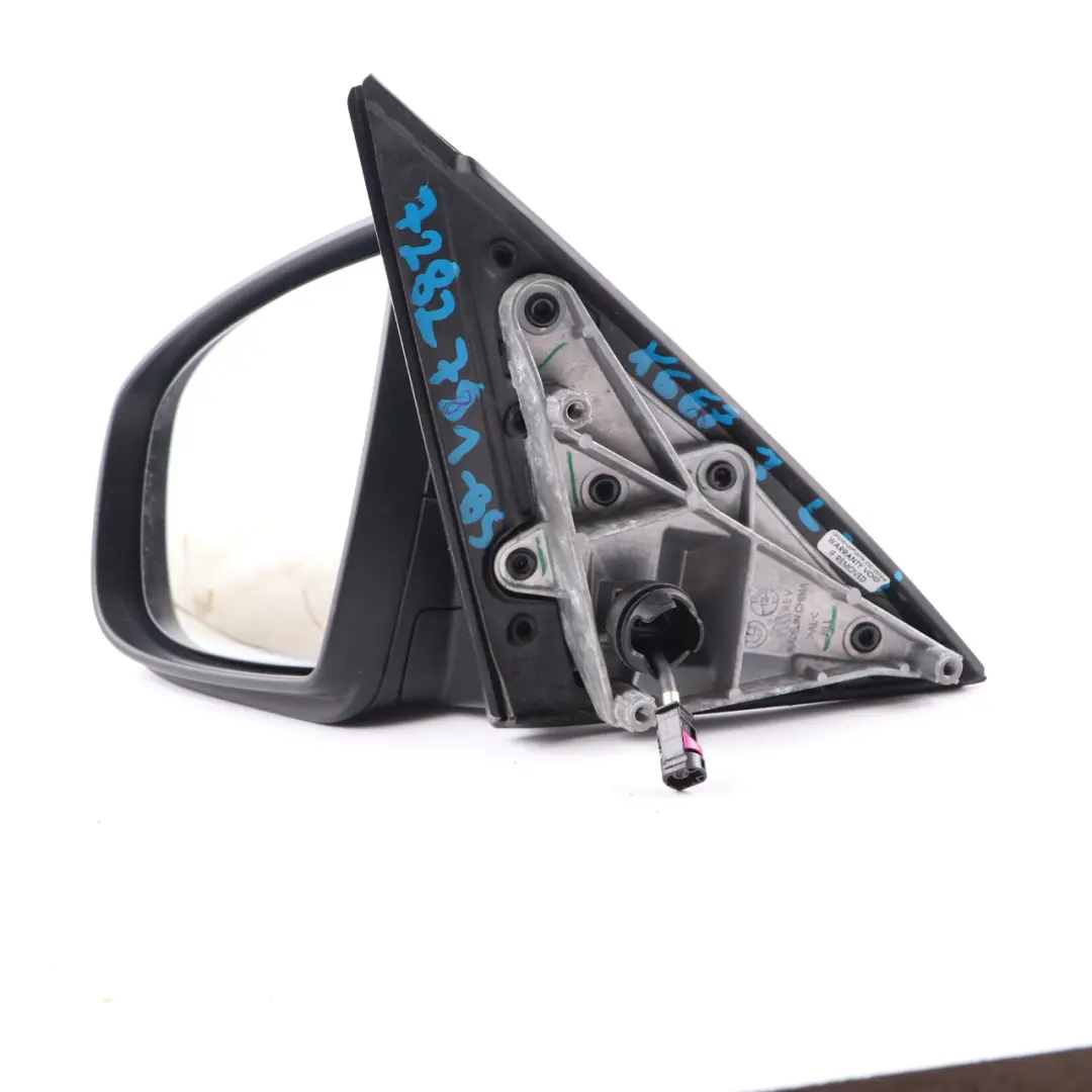 BMW X6 E71 Wing Mirror Auto Dip Left N/S Top View Camera Black Sapphire - 475 - SKU rhd-7282781-BS - Part number 7282781