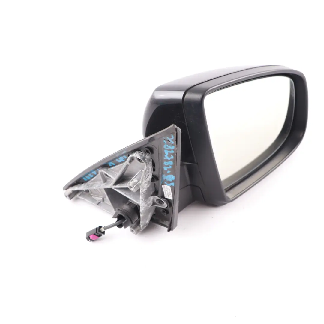 BMW X6 E71 Wing Mirror Auto Dip Right O/S Top View Camera Black Sapphire - 475 - SKU rhd-7282782-BS - Part number 7282782