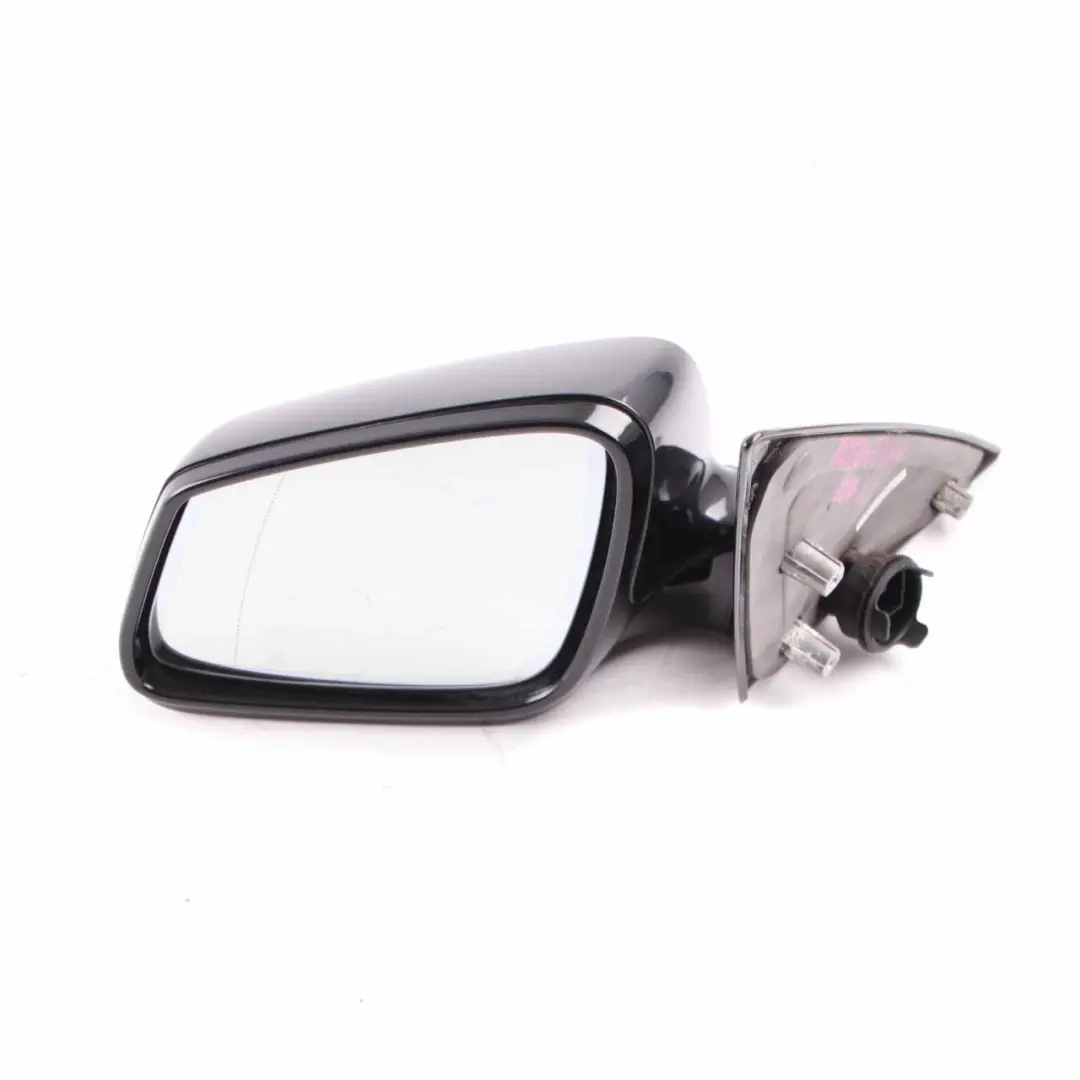 BMW F07 GT Wing Mirror Door Auto Dip Left N/S High Gloss Black Sapphire - 475 - SKU rhd-7283669-BS1 - Part number 7283669