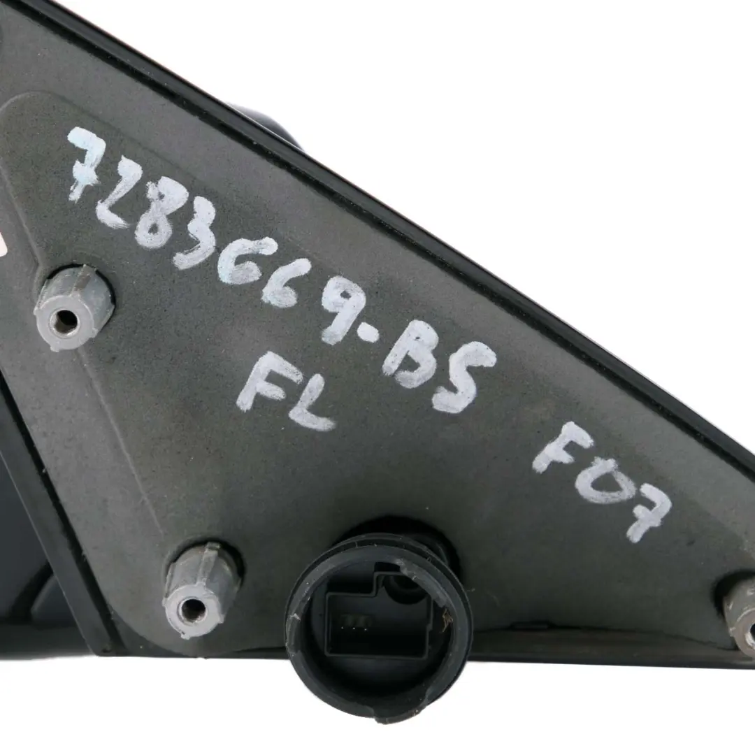 Wing Mirror Door BMW F07 GT Auto Dip Left N/S High Gloss Black Sapphire to with Part number 7283669 Wing Mirror Door BMW F07 GT Auto Dip Left N/S High Gloss Black Sapphire - SKU rhd-7283669-BS - Part number 7283669