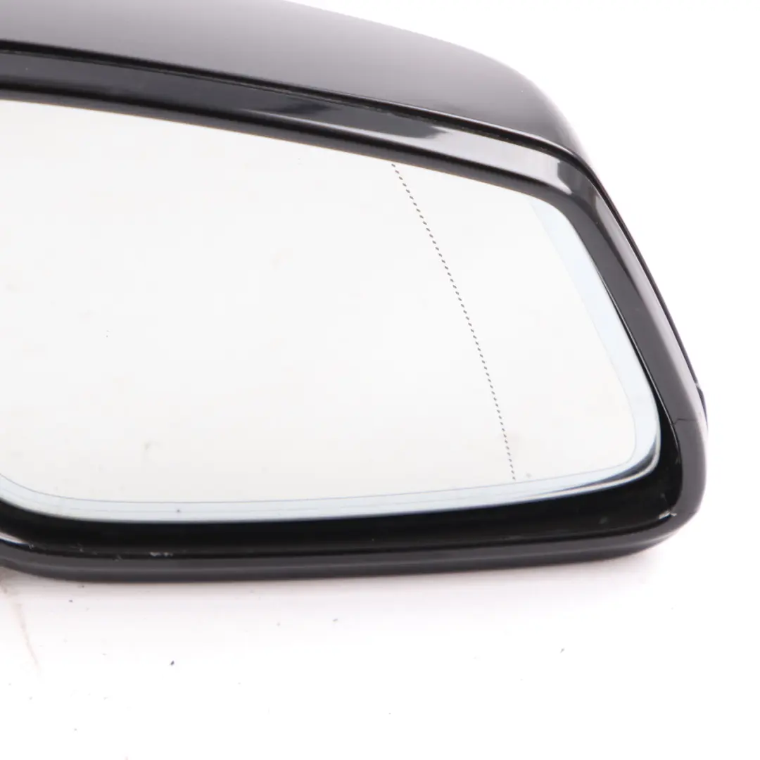 BMW F07 GT Auto Dip Wing Mirror Right O/S High Gloss Black Sapphire 475 - SKU rhd-7283670-BS1 - Part number 7283670