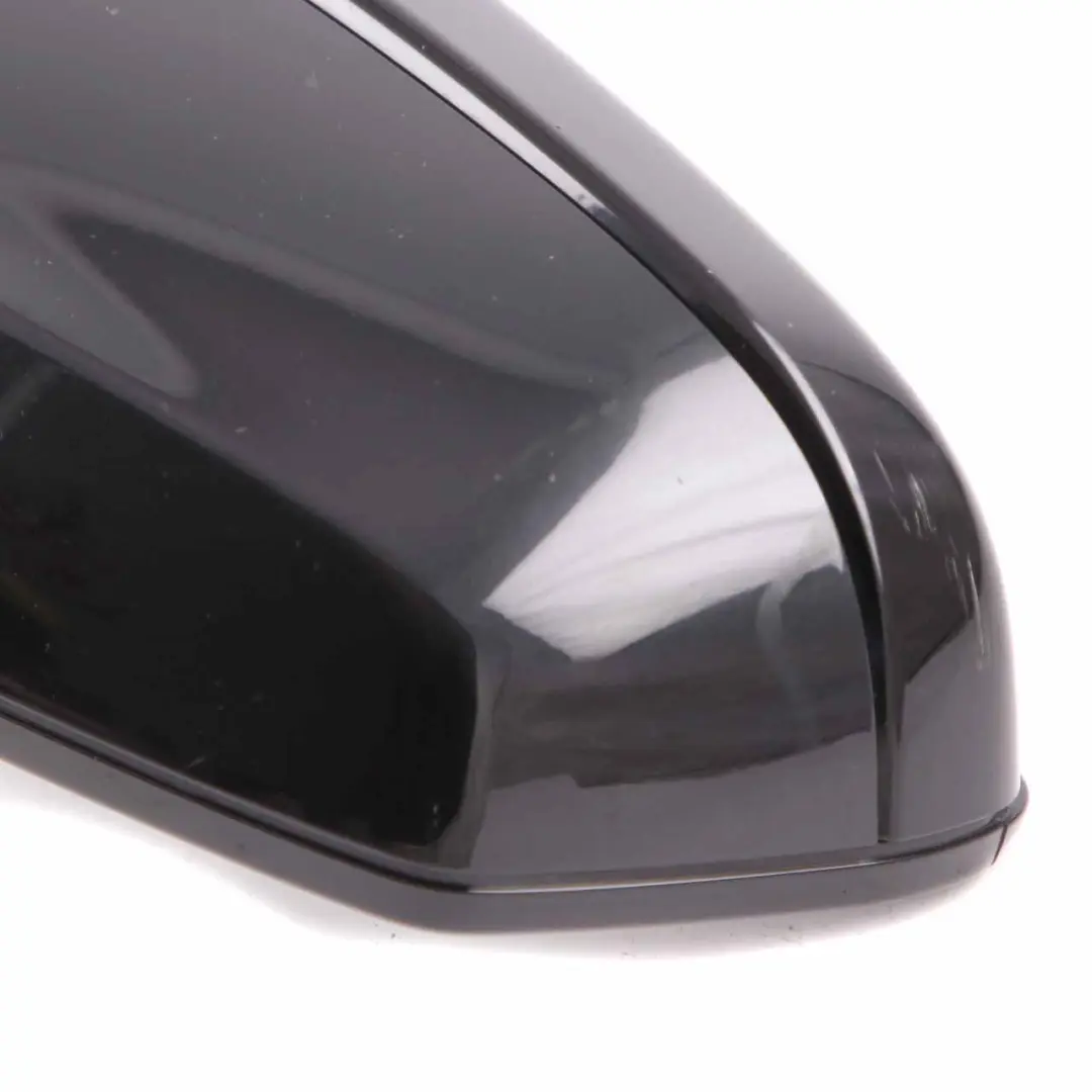 BMW F07 GT Auto Dip Wing Mirror Right O/S High Gloss Black Sapphire 475 - SKU rhd-7283670-BS1 - Part number 7283670