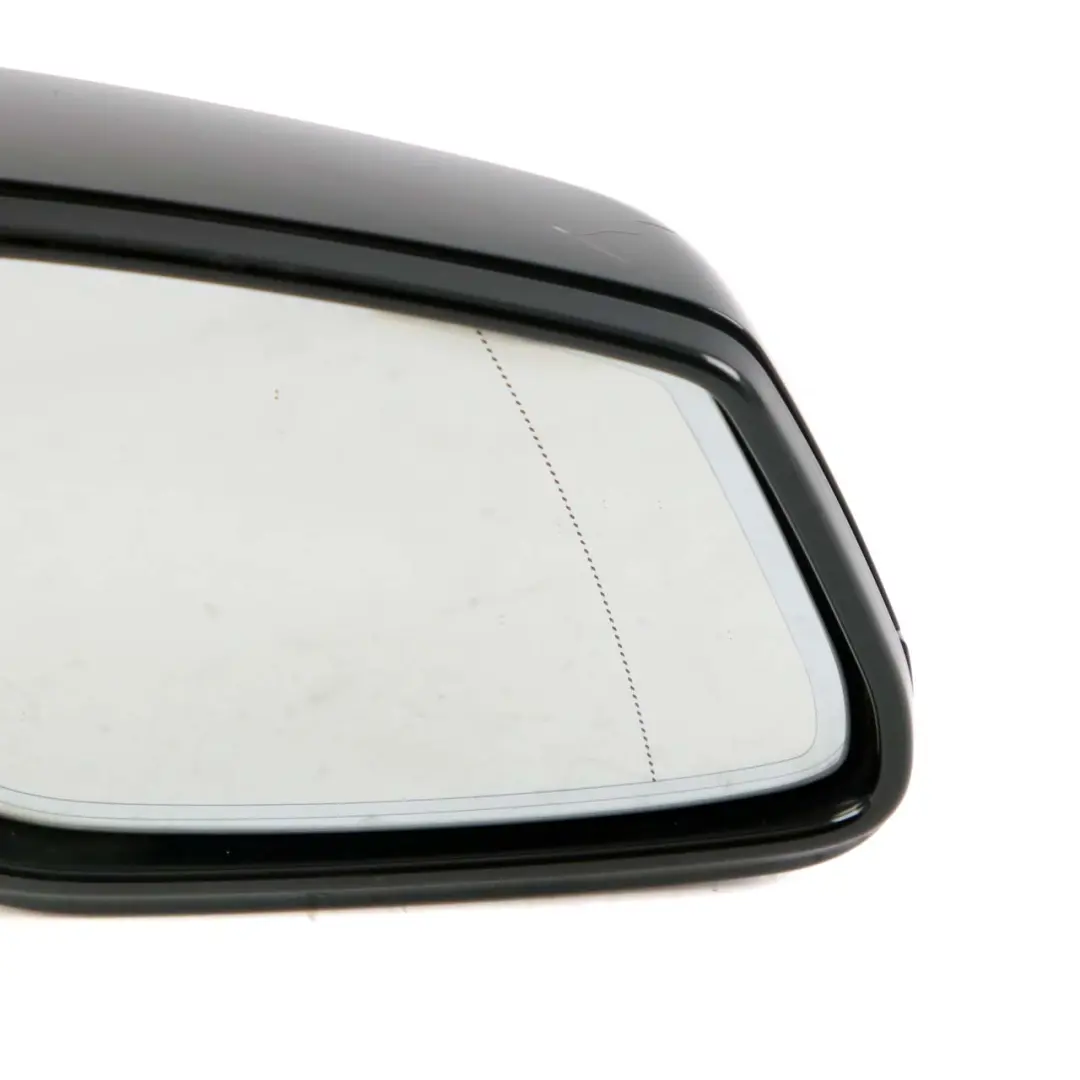 BMW 5 Series F07 GT Auto Dip Right Wing Mirror O/S High Gloss Black Sapphire 475 - SKU rhd-7283670-BS - Part number 7283670