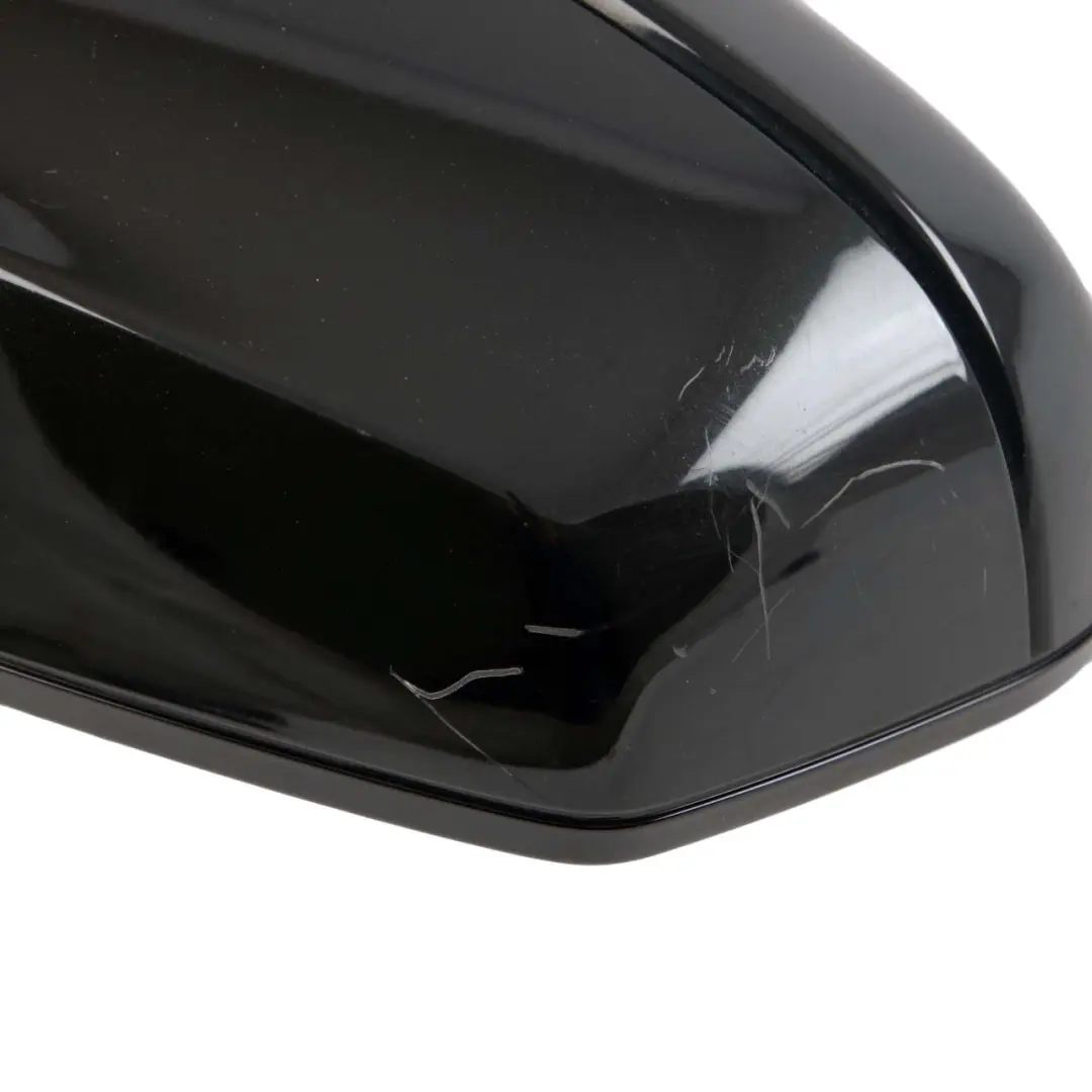 BMW 5 Series F07 GT Auto Dip Right Wing Mirror O/S High Gloss Black Sapphire 475 - SKU rhd-7283670-BS - Part number 7283670