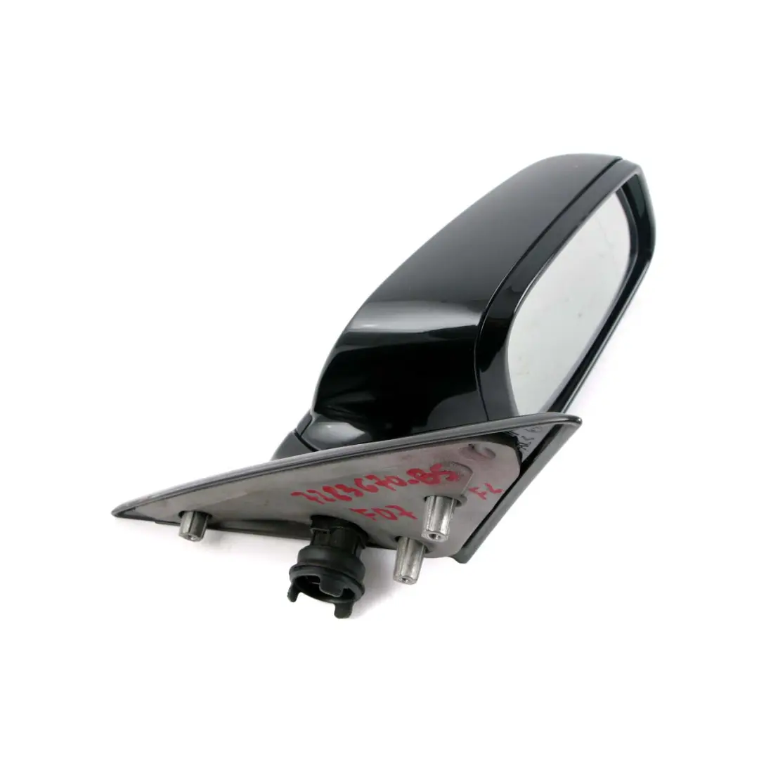 BMW 5 Series F07 GT Auto Dip Right Wing Mirror O/S High Gloss Black Sapphire 475 - SKU rhd-7283670-BS - Part number 7283670