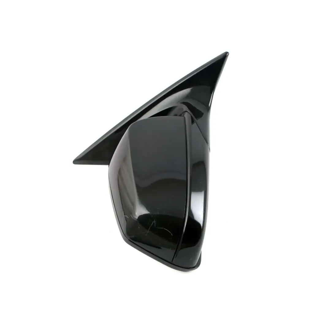 BMW 5 Series F07 GT Auto Dip Right Wing Mirror O/S High Gloss Black Sapphire 475 - SKU rhd-7283670-BS - Part number 7283670