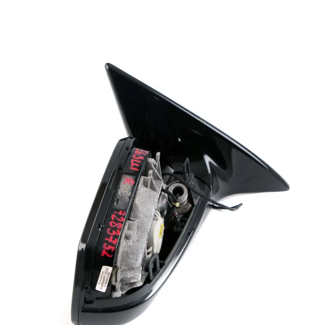 BMW E63 E64 LCI Auto Dip Power Fold M Sport Right Wing Mirror O/S Black Sapphire - SKU rhd-7283752-BS - Part number 7283752