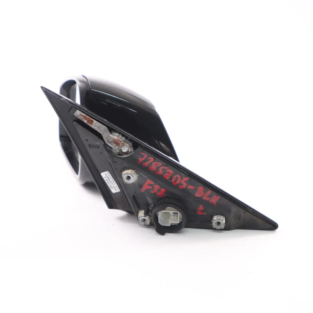  Wing Mirror BMW F32 F36 Heated Door Left N/S High Gloss Outside Black 5 Pins - SKU rhd-7285205-BLK - Part number 7285205