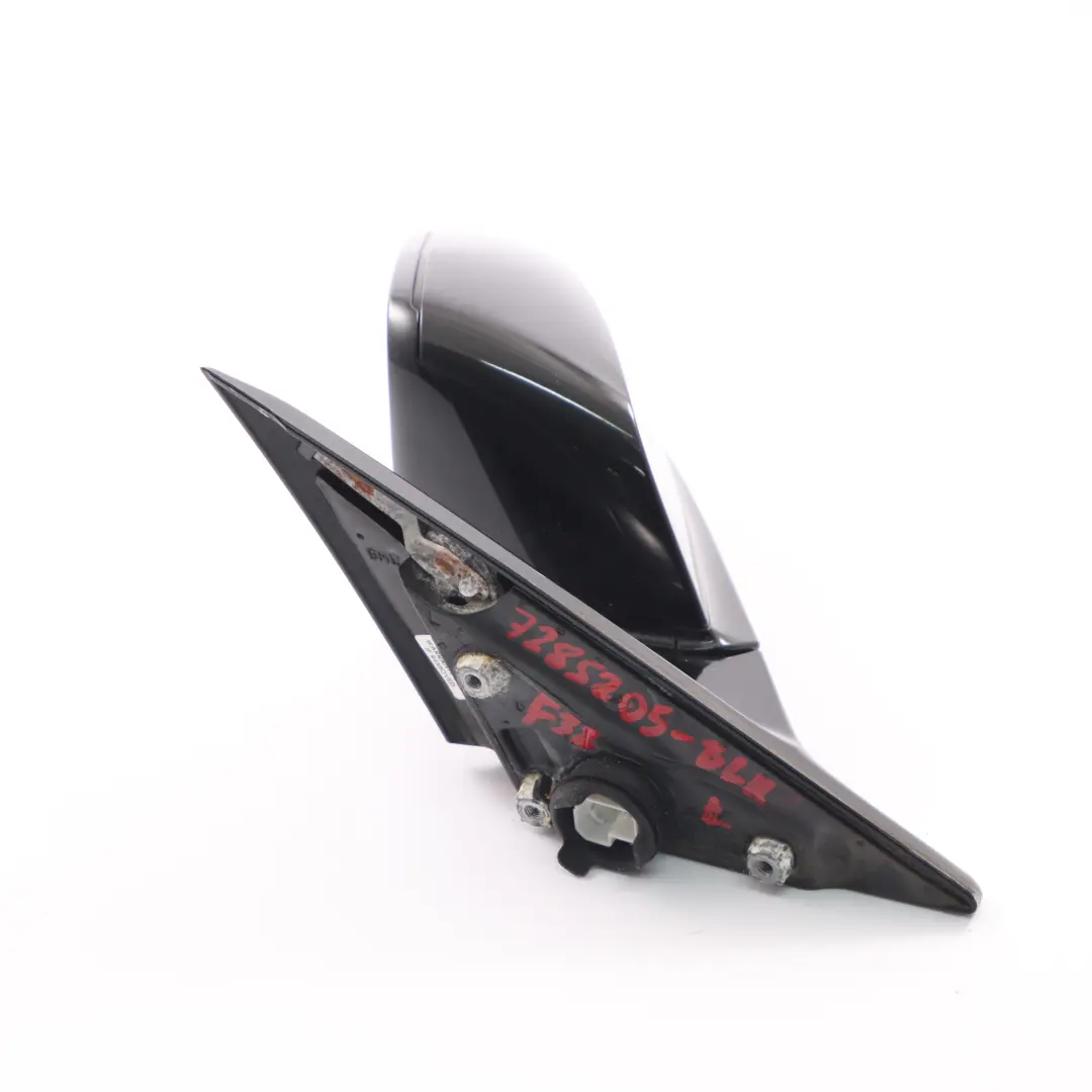  Wing Mirror BMW F32 F36 Heated Door Left N/S High Gloss Outside Black 5 Pins - SKU rhd-7285205-BLK - Part number 7285205