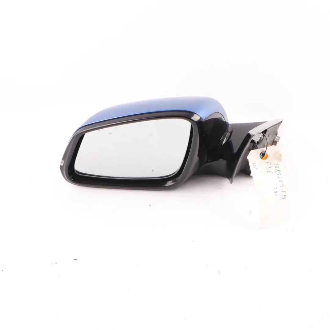  Wing Mirror BMW F32 F36 High Gloss Heated Left N/S 6 Pins Estoril Blue - B45 - SKU rhd-7285205-EB - Part number 7285205