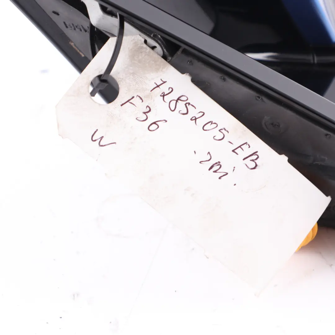  Wing Mirror BMW F32 F36 High Gloss Heated Left N/S 6 Pins Estoril Blue - B45 - SKU rhd-7285205-EB - Part number 7285205