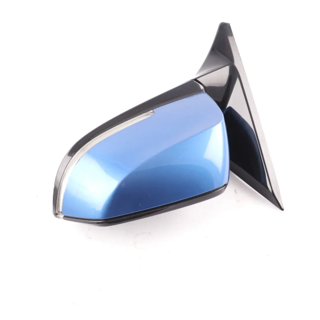  Wing Mirror BMW F32 F36 High Gloss Heated Left N/S 6 Pins Estoril Blue - B45 - SKU rhd-7285205-EB - Part number 7285205