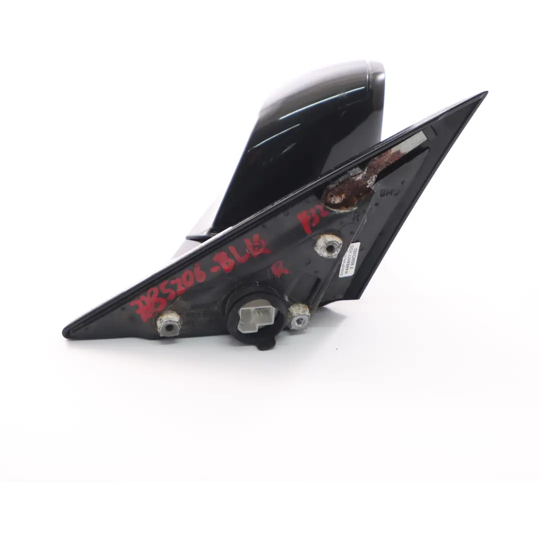  Wing Mirror BMW F32 F36 High Gloss Heated Right O/S Outside 5 Pins Black - SKU rhd-7285206-BLK - Part number 7285206