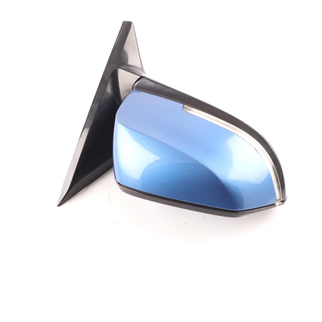  Wing Mirror BMW F32 F36 High Gloss Heated Right O/S 6 Pins Estoril Blue - B45 - SKU rhd-7285206-EB - Part number 7285206