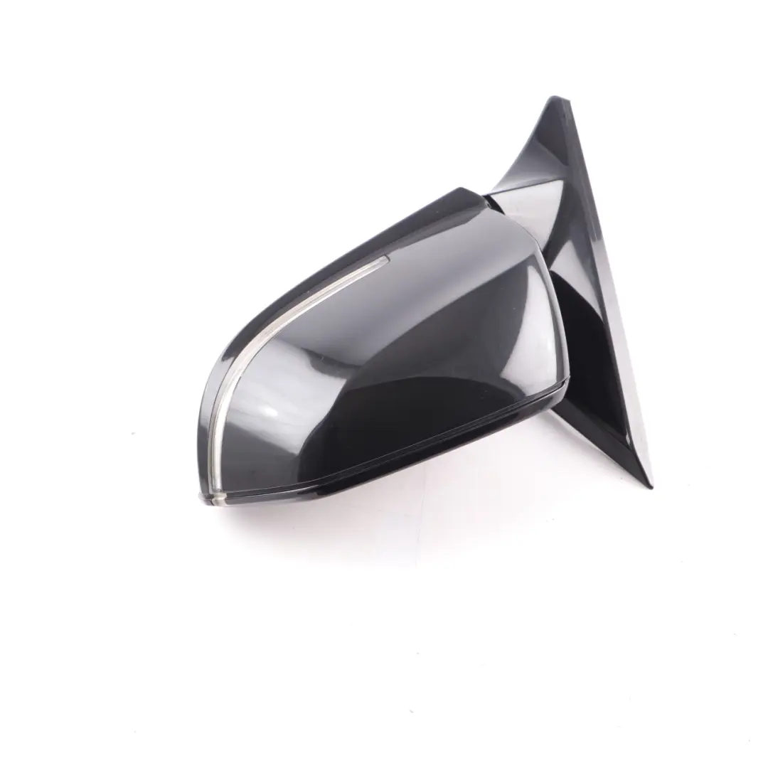BMW F32 F33 Wing Mirror Heated Left N/S Shadow Line Black Sapphire - 475 - SKU rhd-7285219-BS - Part number 7285219