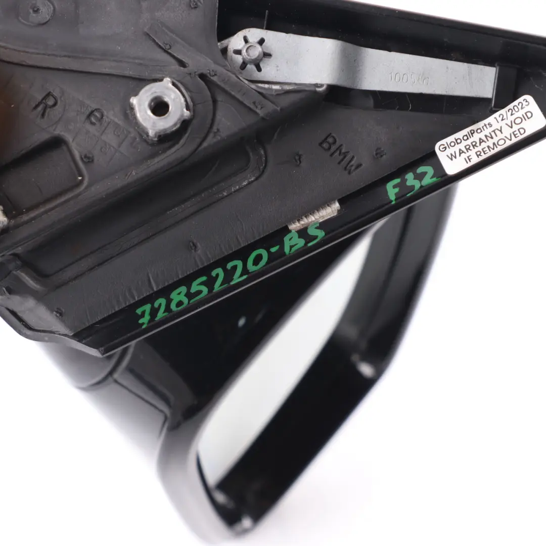 WIng Mirror Right O/S Heated Shadow Line Black Sapphire - 475 to BMW F32 F33 F36 with Part number 7285220 BMW F32 F33 F36 WIng Mirror Right O/S Heated Shadow Line Black Sapphire - 475 - SKU rhd-7285220-BS - Part number 7285220